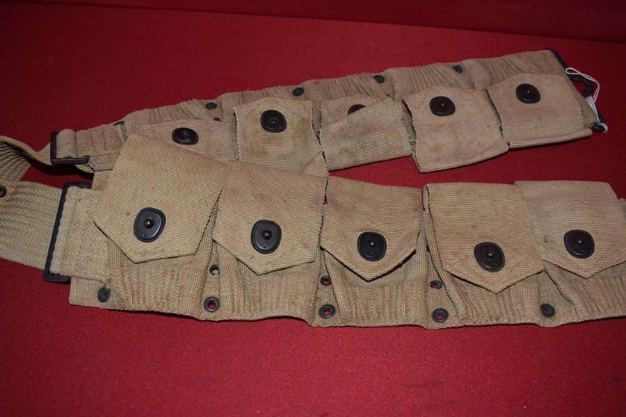 WW1 US MILLS CARTRIDGE BELT-SOLD